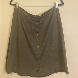 Mini suede skirt by Charlotte Russe